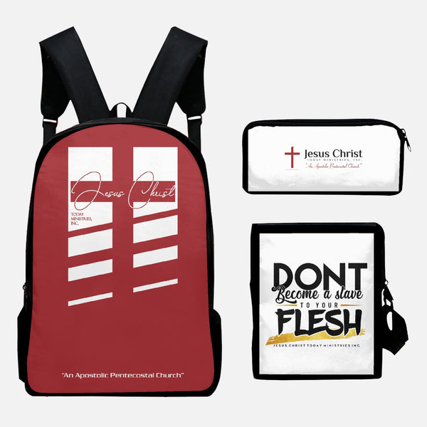 Jesus Christ Today Ministries Inc Oxford Bags Set 3pcs