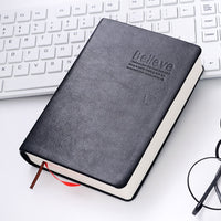 Retro Leather Notebook Thick Paper Bible Diary Book Notepad New Blank Weekly Plan Writing Notebooks Office School Supplies